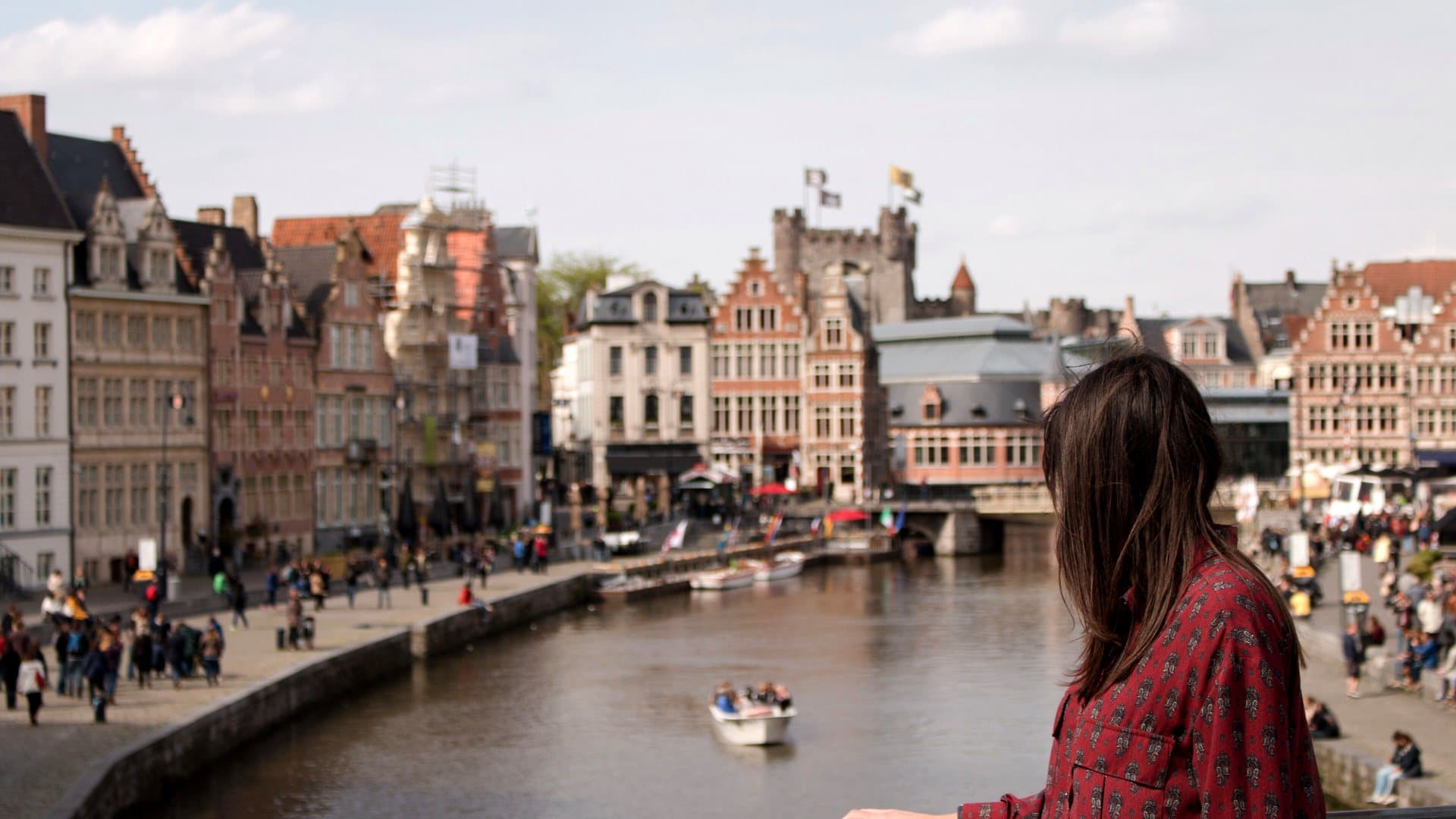 Gent: Graslei, Gravensteen en Belgische wafels